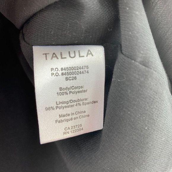 TALULA A Line Flare Black Skirt - Picture 4 of 4